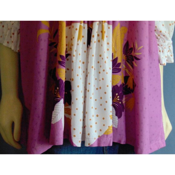 Bl^nk London Anthropologie Stephanie V-Neck Top L - Picture 5 of 14